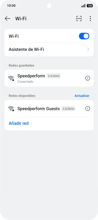 Desliza el dedo hacia arriba desde la parte inferior de la pantalla para terminar y volver a la pantalla de inicio.