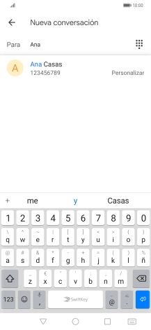 Pulsa el contacto deseado. Pulsa el contacto deseado.