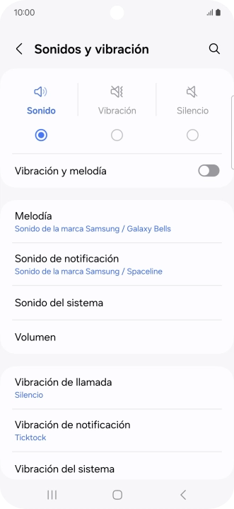 Pulsa Melodía.