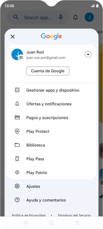 Pulsa Gestionar apps y dispositivo.