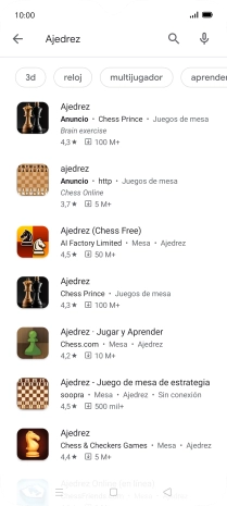 Pulsa la app deseada. Pulsa la app deseada.