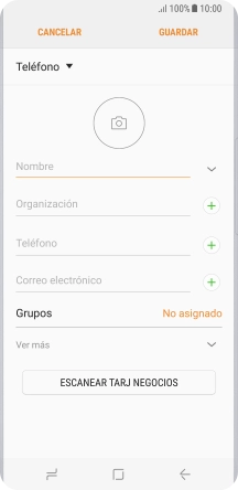 Pulsa Nombre e introduce el nombre deseado. Pulsa Nombre e introduce el nombre deseado.