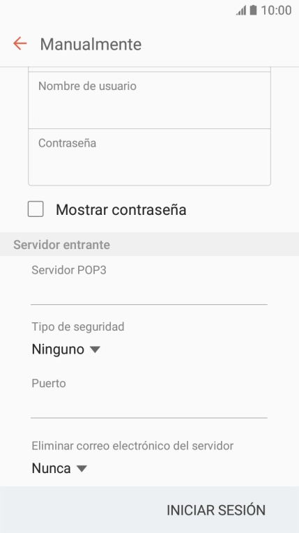 Pulsa la lista desplegable bajo 