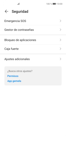 Pulsa Ajustes adicionales. Pulsa Ajustes adicionales.