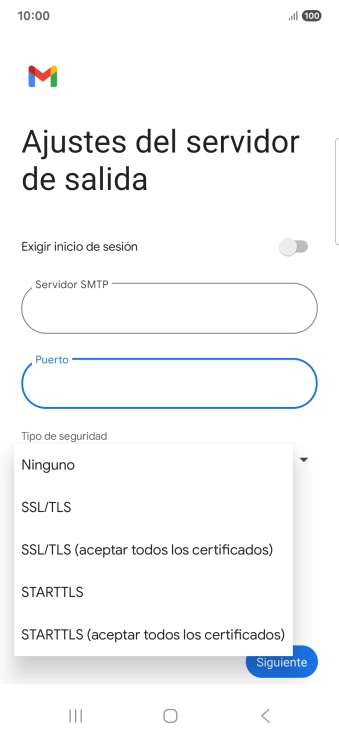 Pulsa SSL/TLS.
