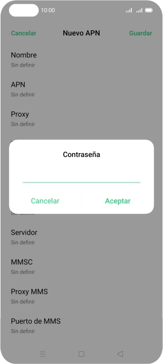 Introduce wap125 y pulsa Aceptar. Introduce wap125 y pulsa Aceptar.
