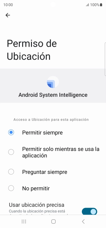 Pulsa el ajuste deseado. Pulsa el ajuste deseado.