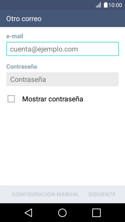 Pulsa en el campo bajo 