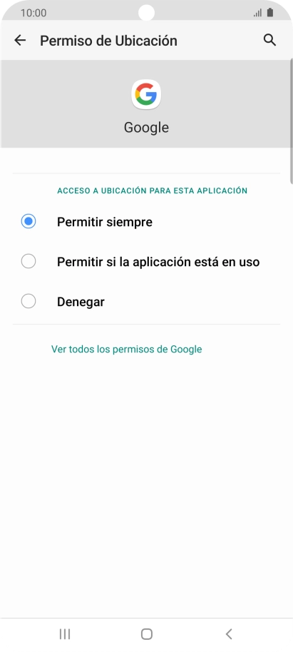 Pulsa el ajuste deseado. Pulsa el ajuste deseado.