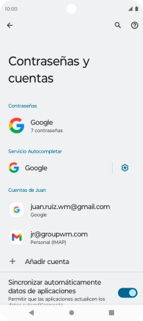 Pulsa el indicador junto a Pulsa el indicador junto a