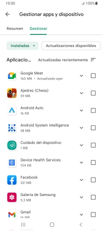 Pulsa la app deseada. Pulsa la app deseada.