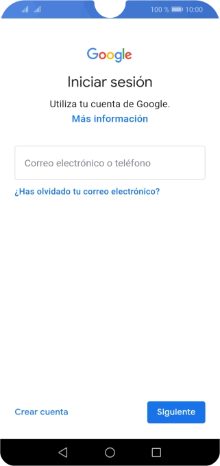 Si no tienes una cuenta de Google, pulsa Crear cuenta y sigue las indicaciones de la pantalla para ver cómo crear una cuenta nueva. Si no tienes una cuenta de Google, pulsa Crear cuenta y sigue las indicaciones de la pantalla para ver cómo crear una cuenta nueva.