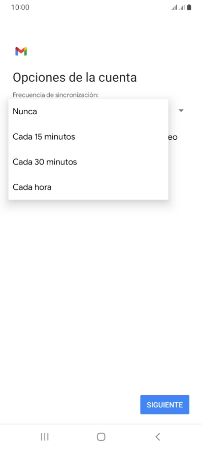 Pulsa el ajuste deseado. Pulsa el ajuste deseado.