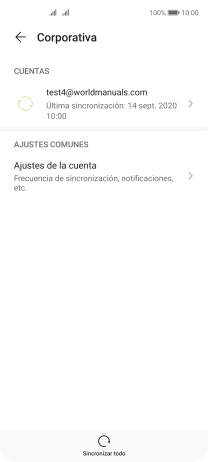 Pulsa la cuenta deseada. Pulsa la cuenta deseada.