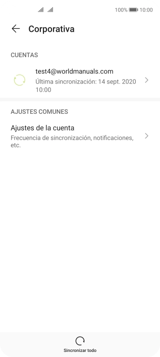 Pulsa la cuenta deseada. Pulsa la cuenta deseada.