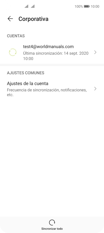 Pulsa la cuenta deseada. Pulsa la cuenta deseada.