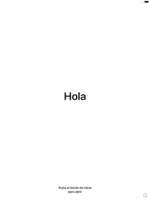 Pulsa la tecla de inicio. Pulsa la tecla de inicio.