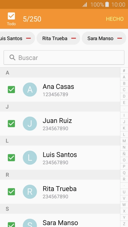 Pulsa HECHO.
