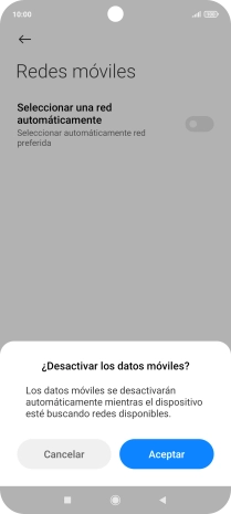 Pulsa Aceptar y espera mientras el teléfono está buscando redes. Pulsa Aceptar y espera mientras el teléfono está buscando redes.