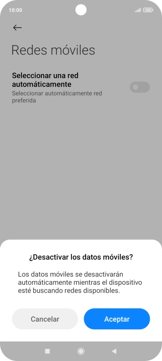 Pulsa Aceptar y espera mientras el teléfono está buscando redes. Pulsa Aceptar y espera mientras el teléfono está buscando redes.