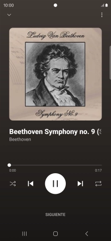 Pulsa la flecha hacia la derecha para ir al archivo de música siguiente. Pulsa la flecha hacia la derecha para ir al archivo de música siguiente.