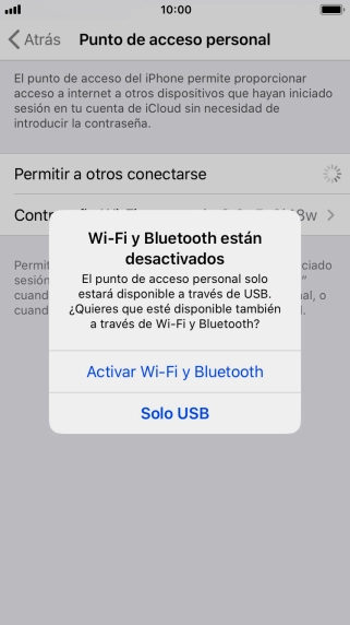 Si el wifi está desactivado, pulsa Activar Wi-Fi y Bluetooth. Si el wifi está desactivado, pulsa Activar Wi-Fi y Bluetooth.
