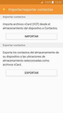 Pulsa IMPORTAR.