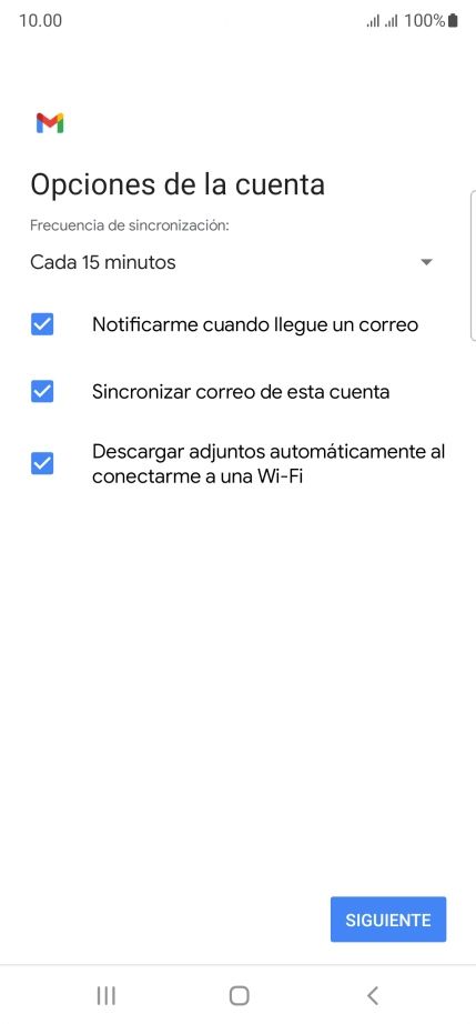 Pulsa la lista desplegable bajo 
