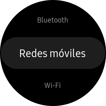 Pulsa Redes móviles. Pulsa Redes móviles.