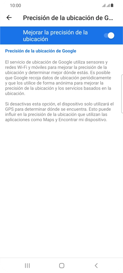 Pulsa el indicador junto a Pulsa el indicador junto a