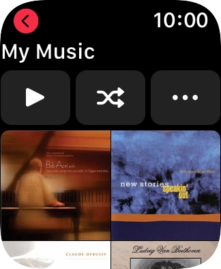 Pulsa el icono de reproducción para iniciar la reproducción. Pulsa el icono de reproducción para iniciar la reproducción.