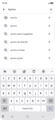 Introduce el nombre del tema o de la app y pulsa el icono de búsqueda. Introduce el nombre del tema o de la app y pulsa el icono de búsqueda.