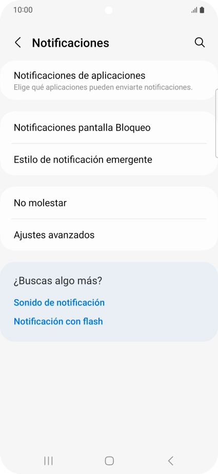 Pulsa Notificaciones de aplicaciones. Pulsa Notificaciones de aplicaciones.