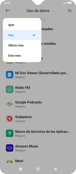 Pulsa el ajuste deseado. Pulsa el ajuste deseado.