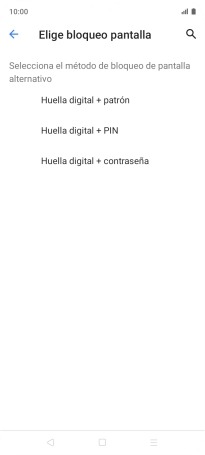 Pulsa el código de seguridad deseado y sigue las indicaciones de la pantalla para crear un código de seguridad del teléfono adicional. Pulsa el código de seguridad deseado y sigue las indicaciones de la pantalla para crear un código de seguridad del teléfono adicional.