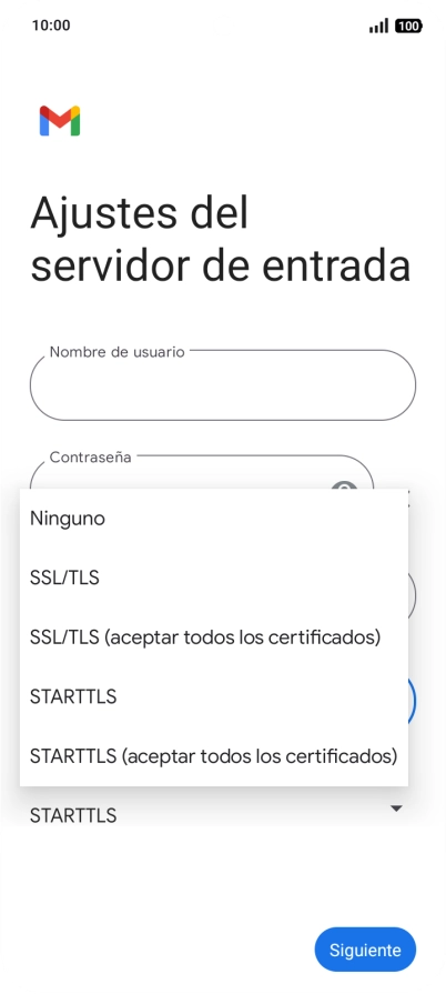 Pulsa SSL/TLS.