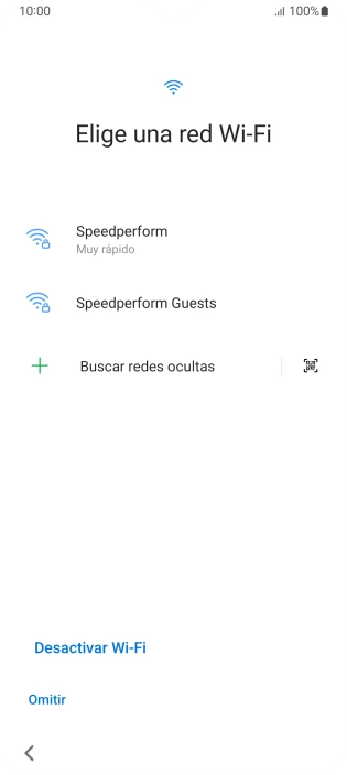 Pulsa la red wifi deseada. Pulsa la red wifi deseada.