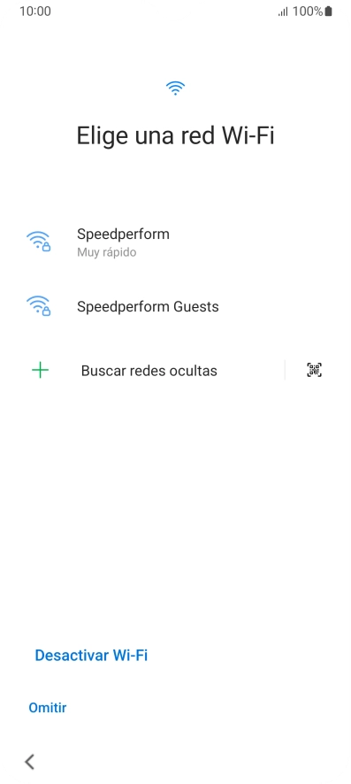Pulsa la red wifi deseada. Pulsa la red wifi deseada.