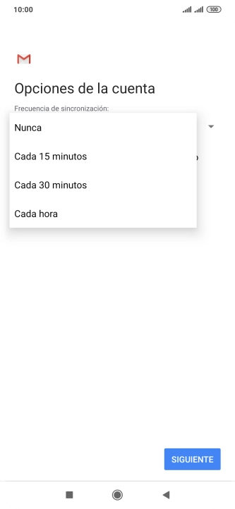 Pulsa el ajuste deseado. Pulsa el ajuste deseado.