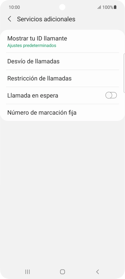 Pulsa Desvío de llamadas. Pulsa Desvío de llamadas.