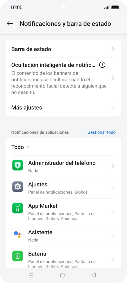 Pulsa la app deseada. Pulsa la app deseada.