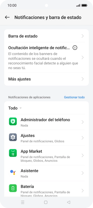 Pulsa la app deseada. Pulsa la app deseada.