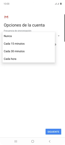 Pulsa el ajuste deseado. Pulsa el ajuste deseado.