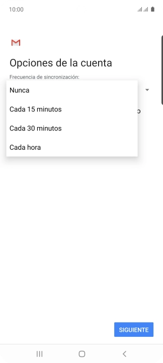 Pulsa el ajuste deseado. Pulsa el ajuste deseado.