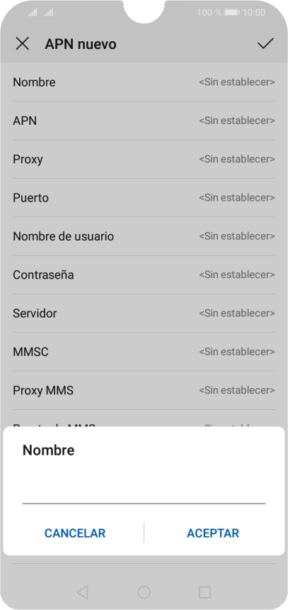 Introduce Vodafone Internet y pulsa ACEPTAR. Introduce Vodafone Internet y pulsa ACEPTAR.
