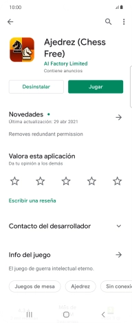 Pulsa Desinstalar. Pulsa Desinstalar.
