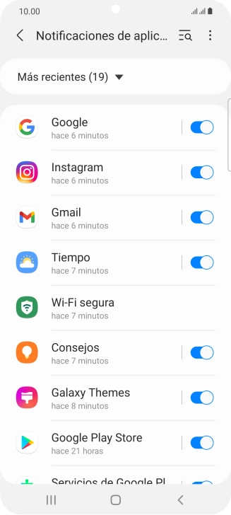 Pulsa la lista desplegable. Pulsa la lista desplegable.