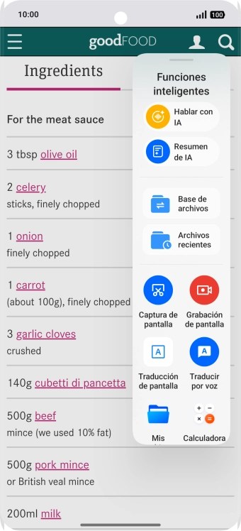 Pulsa Traducción de pantalla. Pulsa Traducción de pantalla.