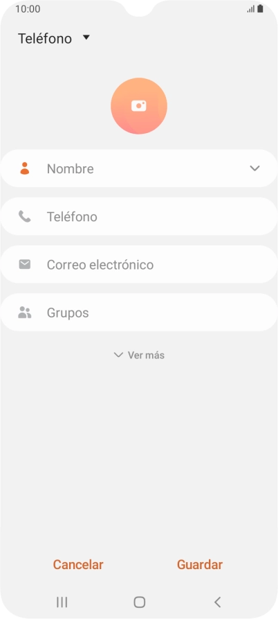Pulsa la lista desplegable de la guía.