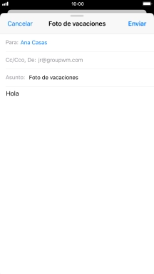 Pulsa en el campo de escritura durante unos instantes hasta que aparezca un menú emergente en la pantalla. Pulsa en el campo de escritura durante unos instantes hasta que aparezca un menú emergente en la pantalla.